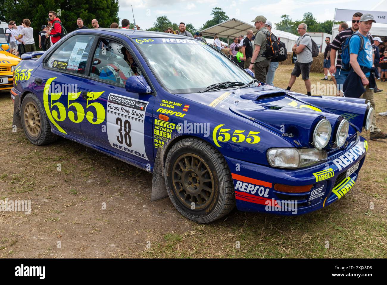 Subaru impreza rally 555 hi-res stock photography and images