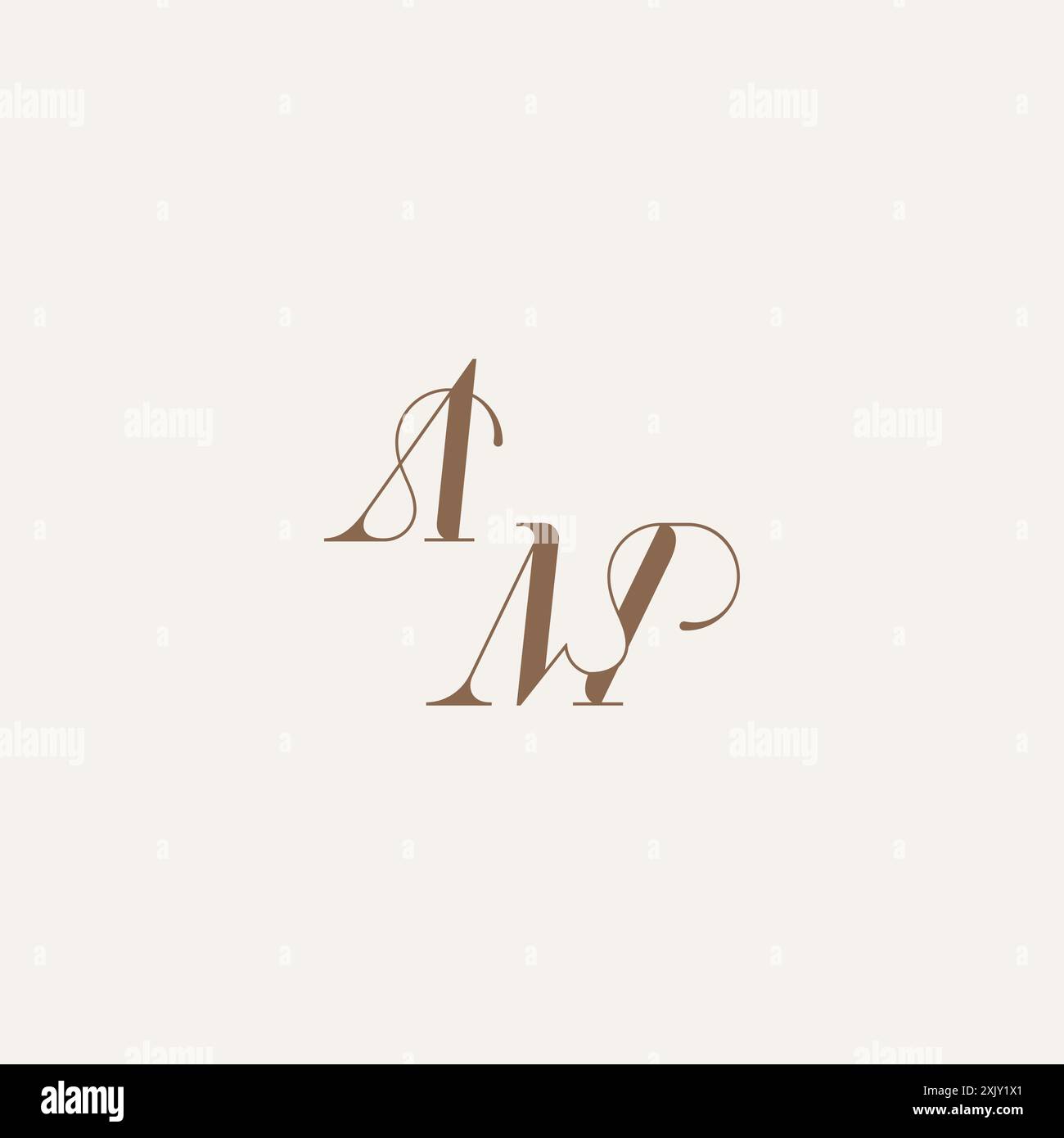 initial monogram logo wedding concept design ideas AM Luxury and ...