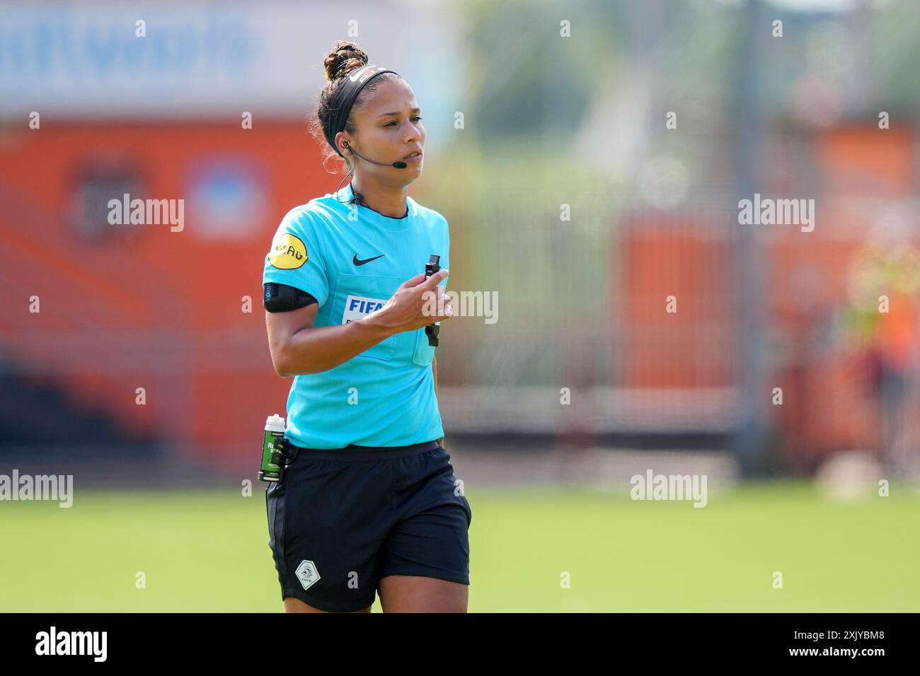 Volendam, Netherlands. 20th July, 2024. VOLENDAM, NETHERLANDS - JULY 20: during the Preseason match between FC Volendam and KMSK Deinze at Kras Stadion on July 20, 2024 in Volendam, Netherlands. (Photo by Jan Mulder/Orange Pictures) Credit: Orange Pics BV/Alamy Live News Stock Photo