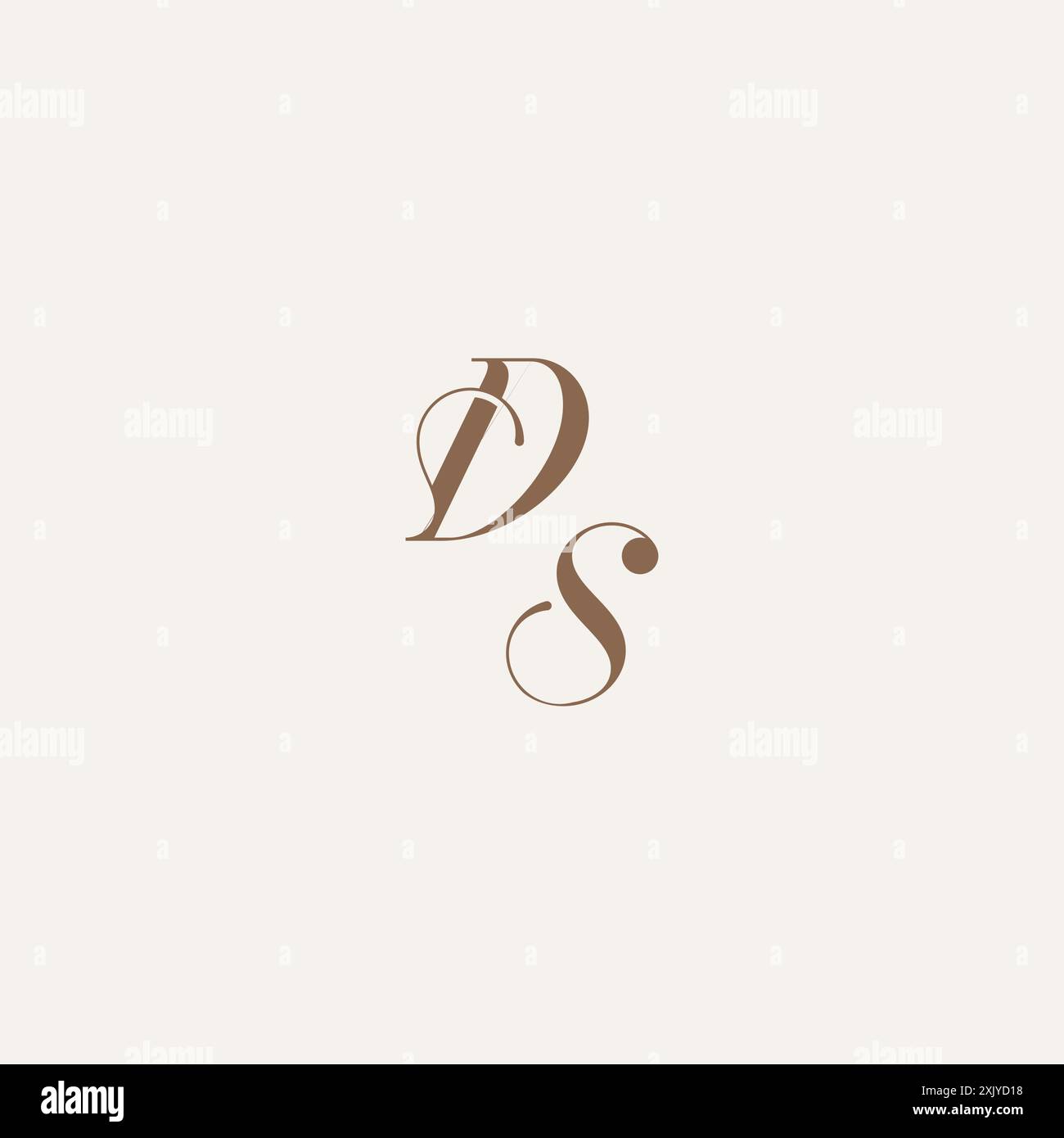 Luxury and Elegant DS wedding concept design ideas initial monogram ...