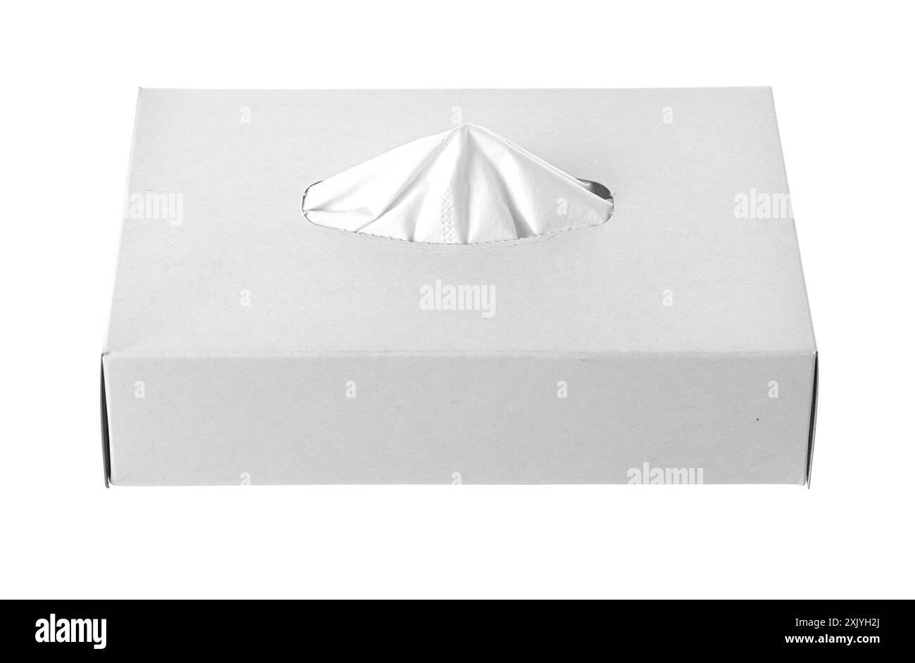 Napkin box isolated on a white background Stock Photo