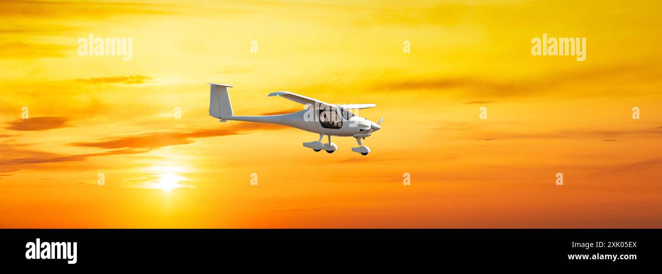 Small plane takes off hi-res stock photography and images - Alamy