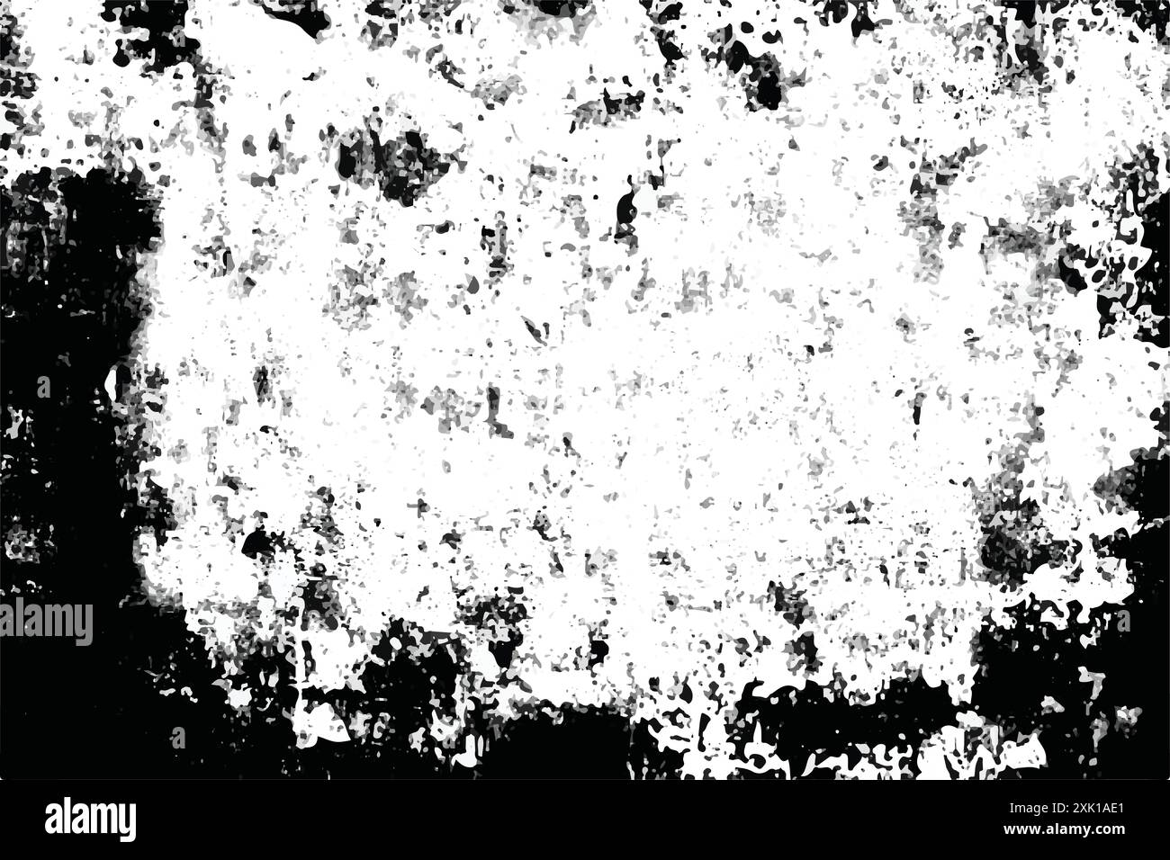 Scuff Pattern Svg Grunge background black and white. Monochrome texture. Vector pattern ...