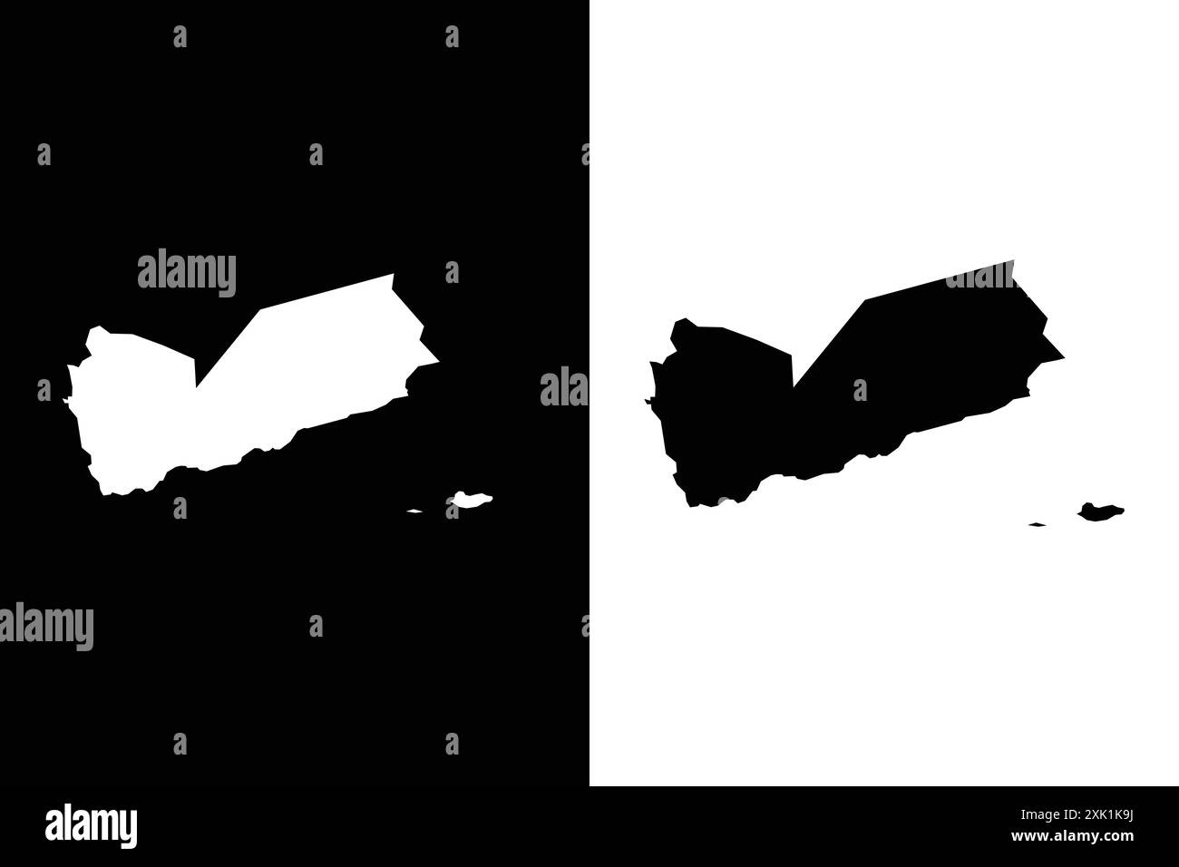 Map of the Yemen with the national flag of Yemen Stock Vector Image ...