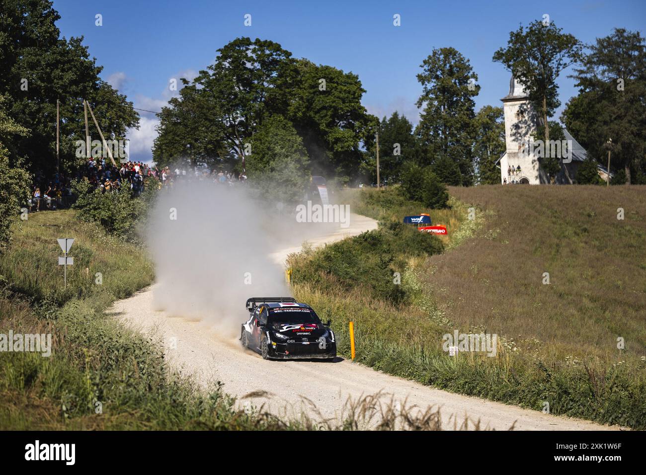 Pan Cars City Rally Riga 18 KATSUTA Takamoto, JOHNSTON Aaron, Toyota GR Yaris Rally1, action ...
