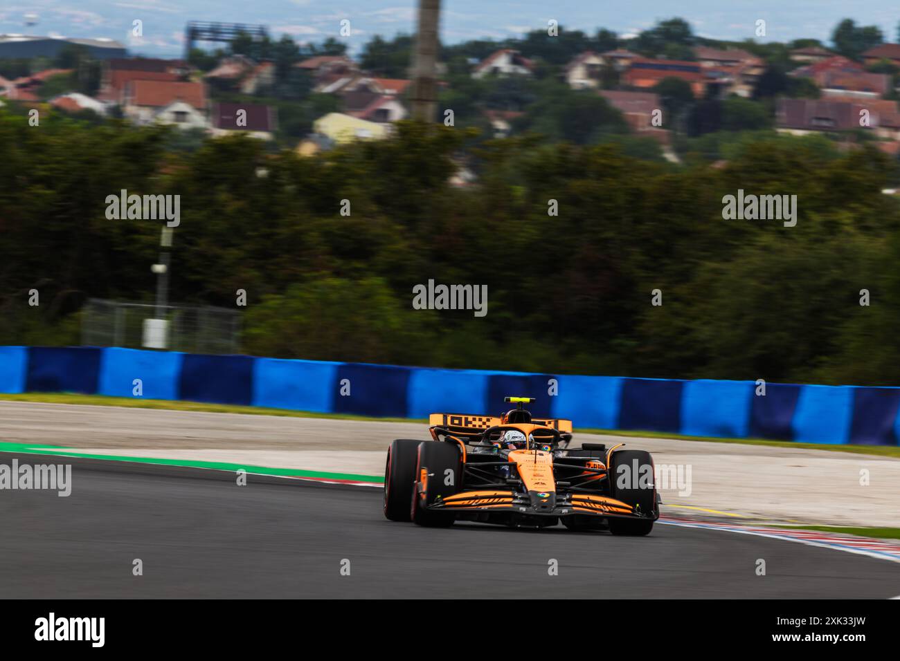 Hungaroring, Mogyorod, Hungary. 20.July.2024; Lando Norris of Great Britain and McLaren F1 Team during Formula One Hungary Grand Prix Stock Photo