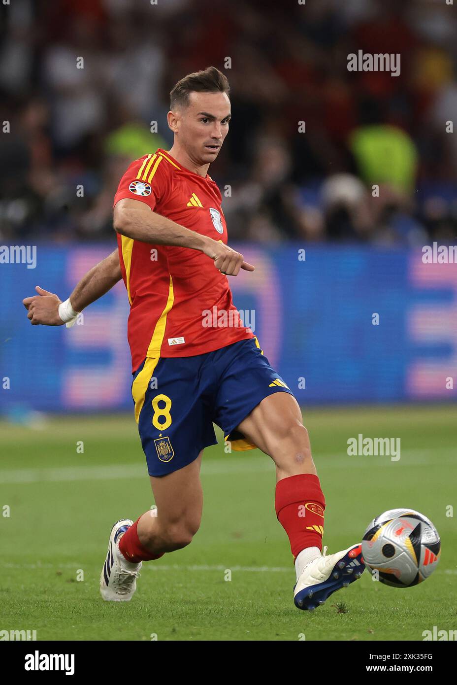 Berlin, Germany. 14th July, 2024. Fabian Ruiz of Spain during the UEFA European Championships final match at Olympiastadion, Berlin. Picture: Jonathan Moscrop/Sportimage Credit: Sportimage Ltd/Alamy Live News Stock Photo