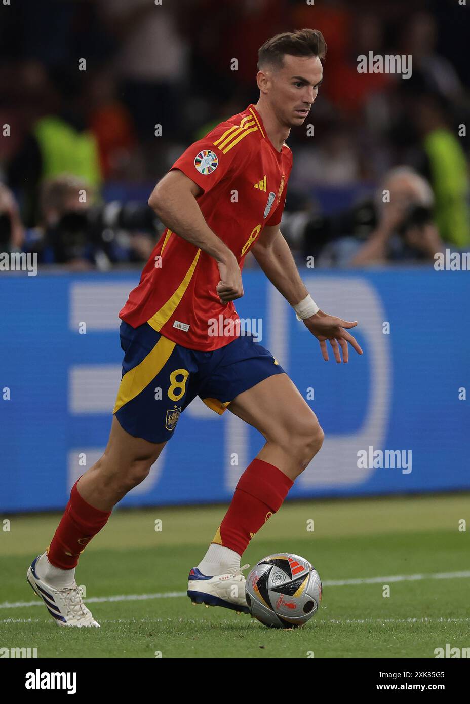 Berlin, Germany. 14th July, 2024. Fabian Ruiz of Spain during the UEFA European Championships final match at Olympiastadion, Berlin. Picture: Jonathan Moscrop/Sportimage Credit: Sportimage Ltd/Alamy Live News Stock Photo