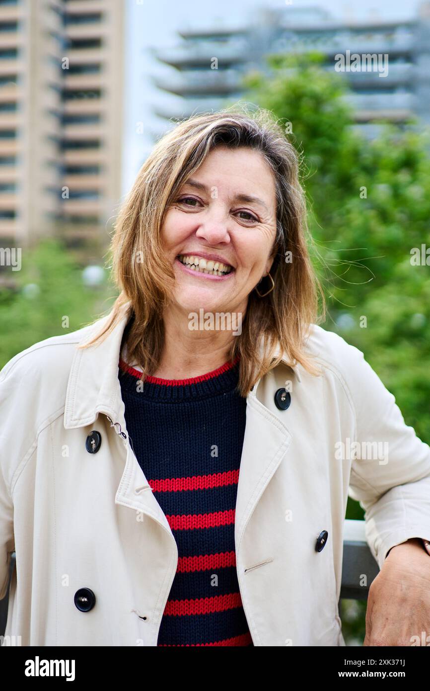 Beautiful mature woman posing in hi-res stock photography and images ...