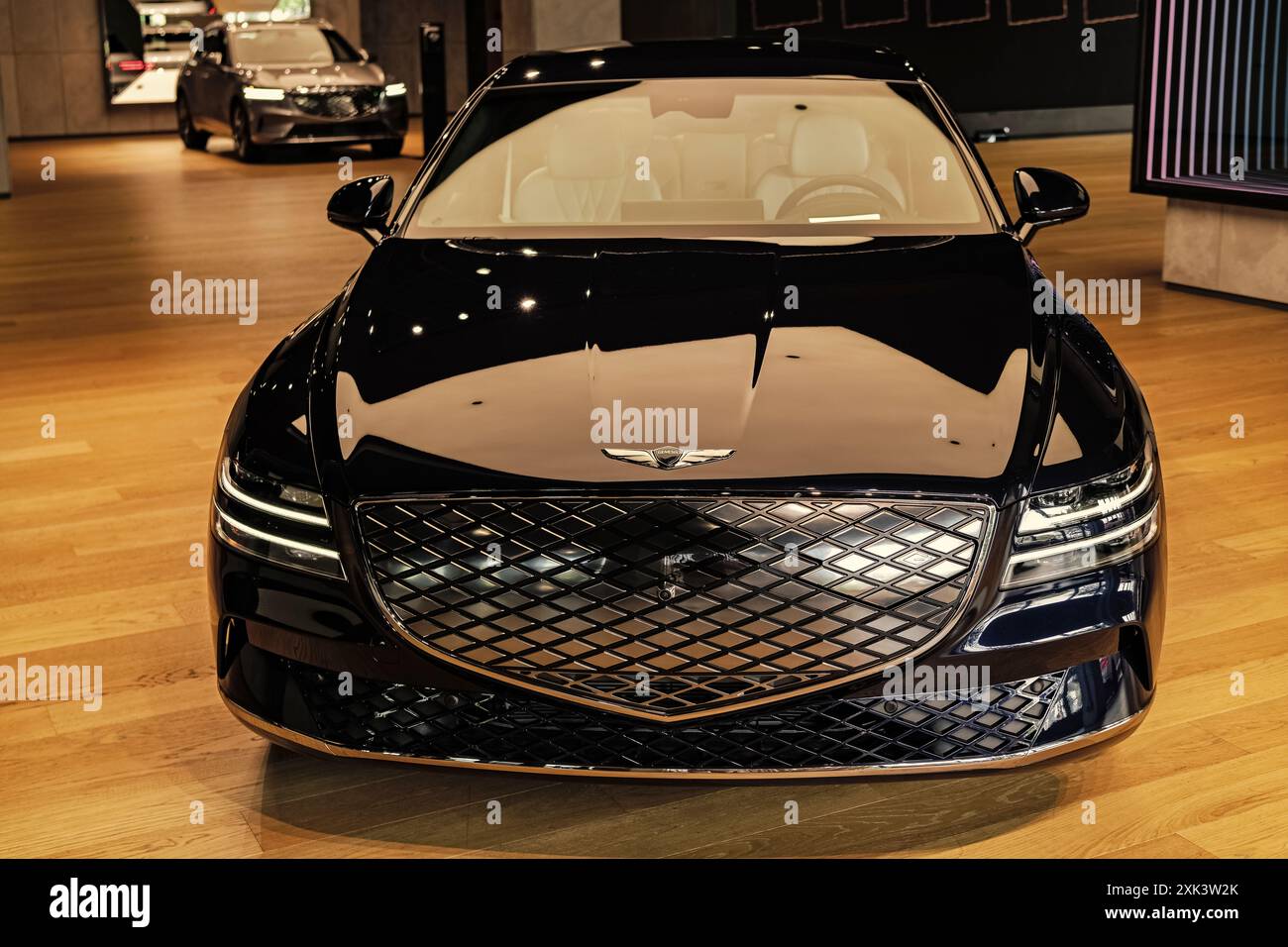 Black sedan new york hi-res stock photography and images - Alamy