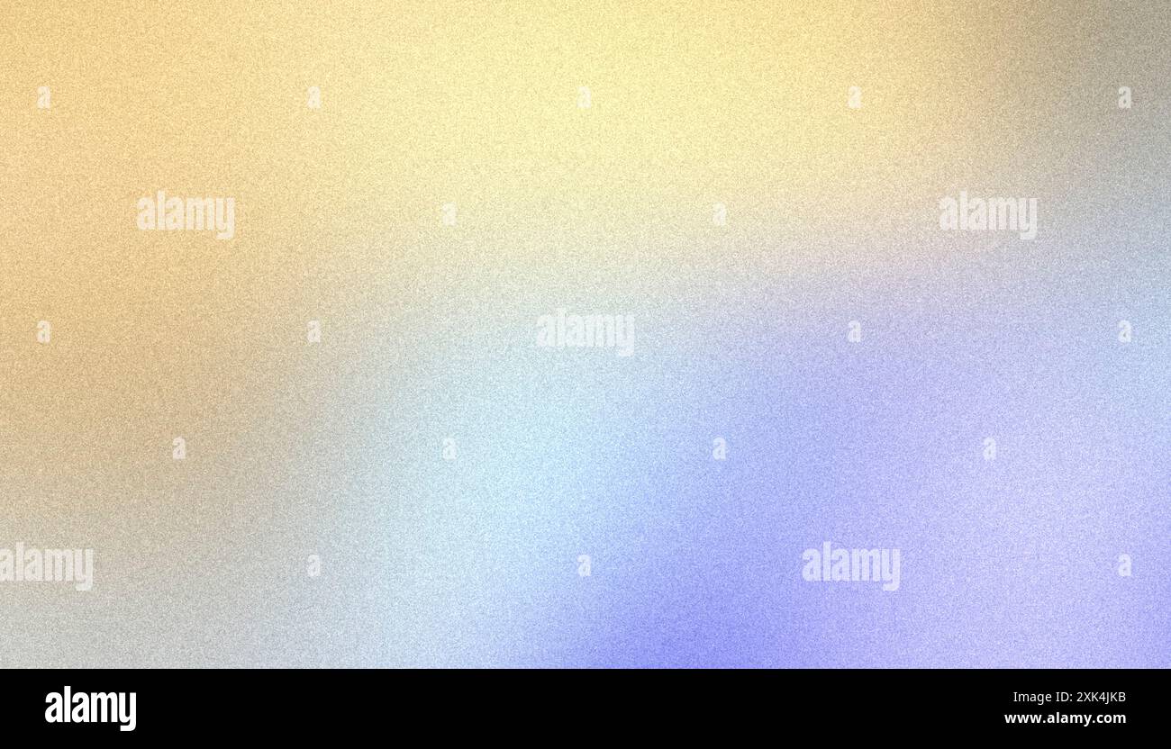 Yellow lilac pastel light gradient with spots, soft abstract bokeh background, rough texture, grainy noise. Stock Photo