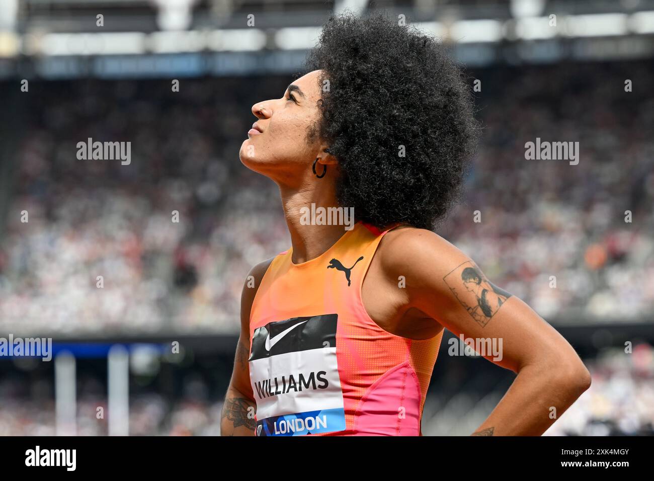 London, UK, 20 July 2024. WILLIAMS Jodie GBR, (4th) 400m Women National