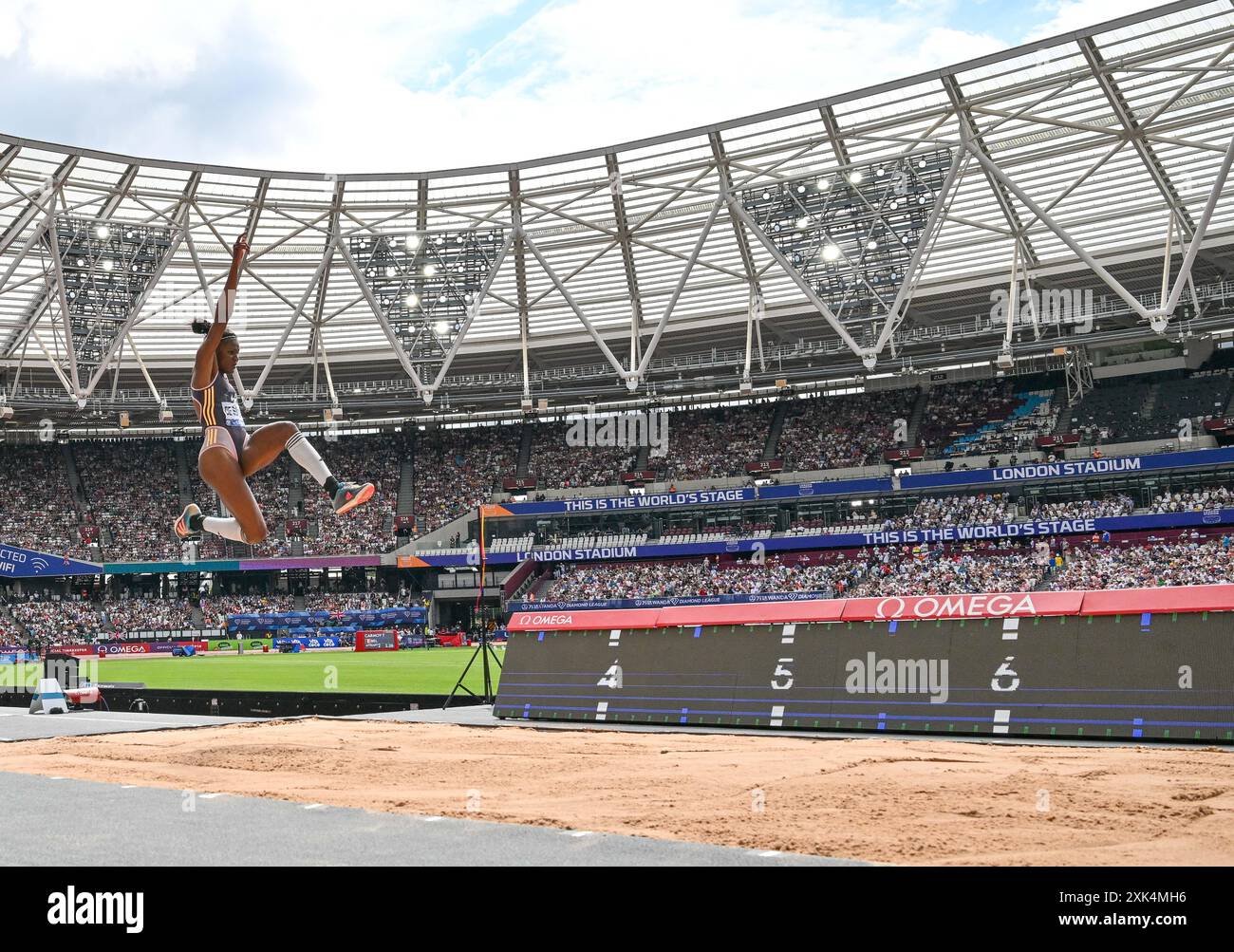 London UK 20 July 2024 De SOUSA Agate POR Finishes 2nd In The Long london-uk-20-july-2024-de-sousa-agate-por-finishes-2nd-in-the-long