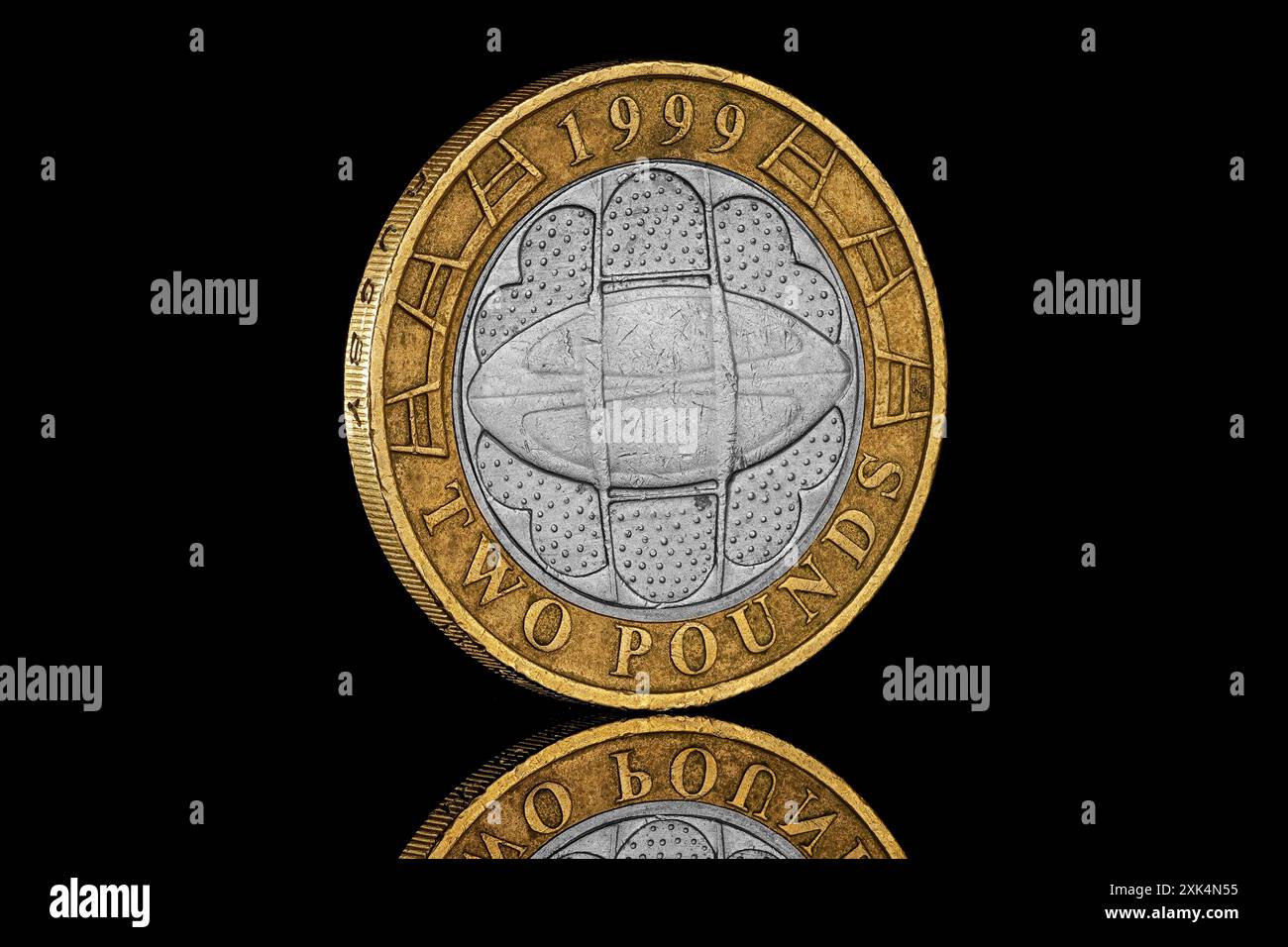 1999 rugby 2 pound coin hires stock photography and images Alamy