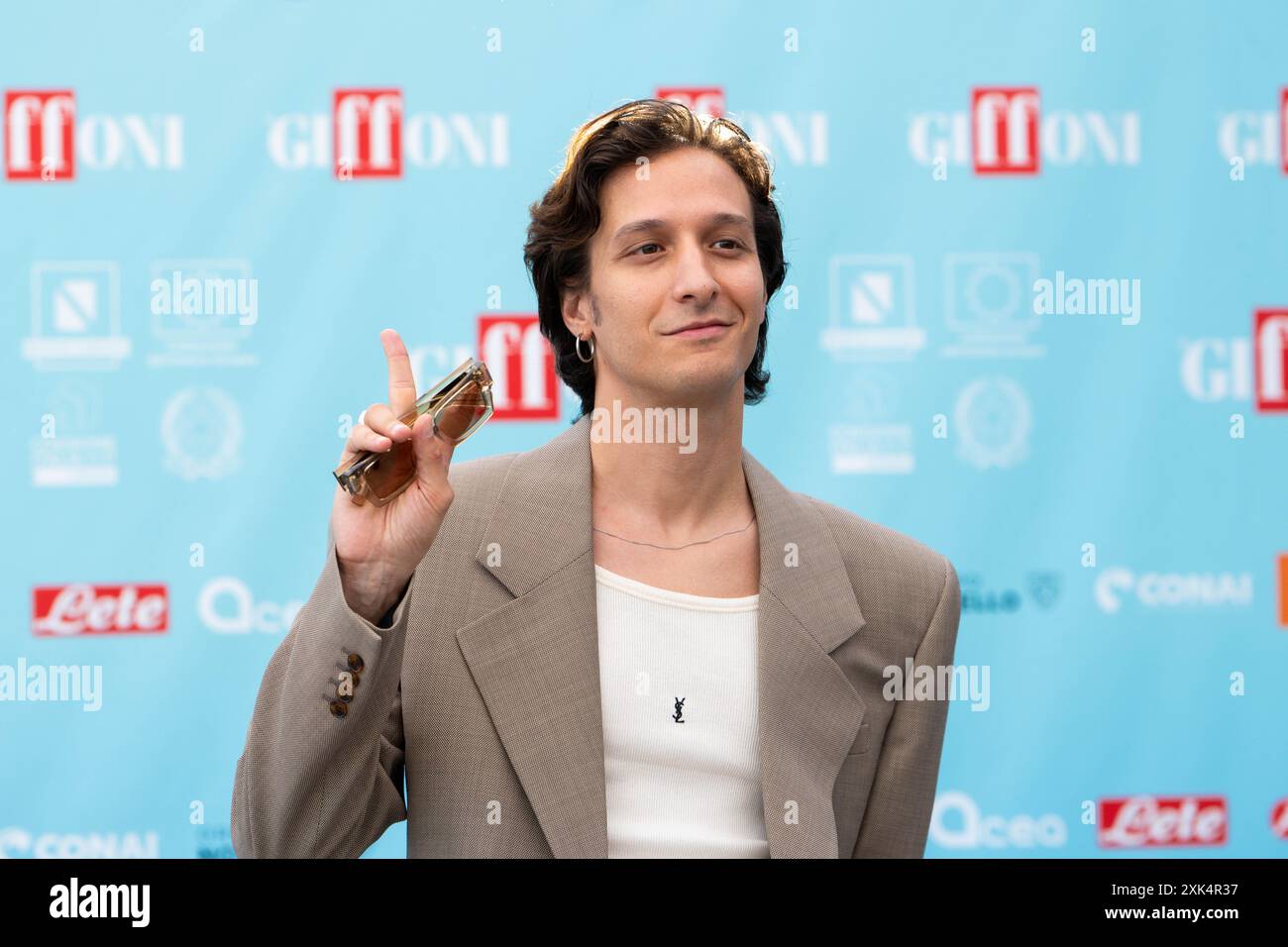 Giffoni Valle Piana, Salerno, Italy. 20th July, 2024. Italian actor ...
