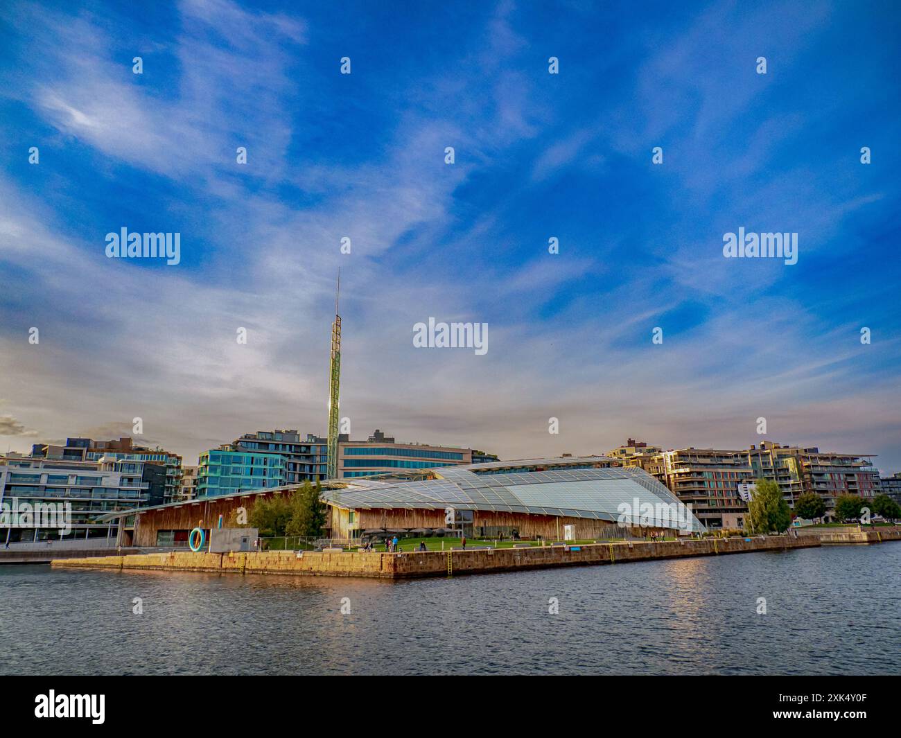 Photo inspiration: Fresh Look at Oslo Norway Sep 2022 Modern Apartment Buildings And Astrup