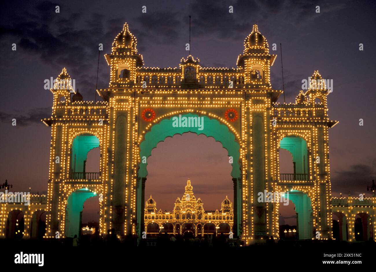 Mysuru palace gate hi-res stock photography and images - Alamy