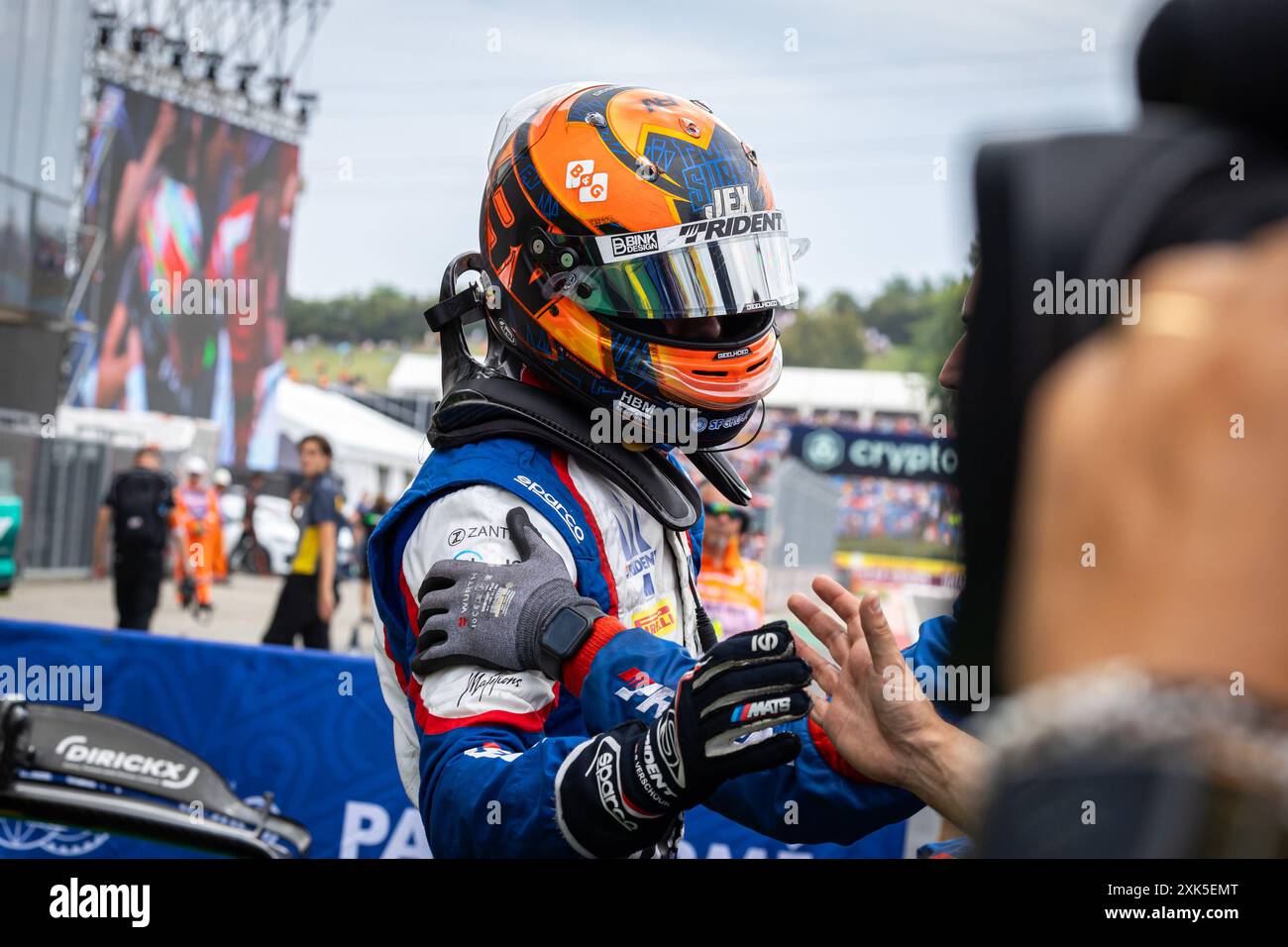 Verschoor VERSCHOOR Richard (nld), Trident, Dallara F2 2024, portrait during the ...