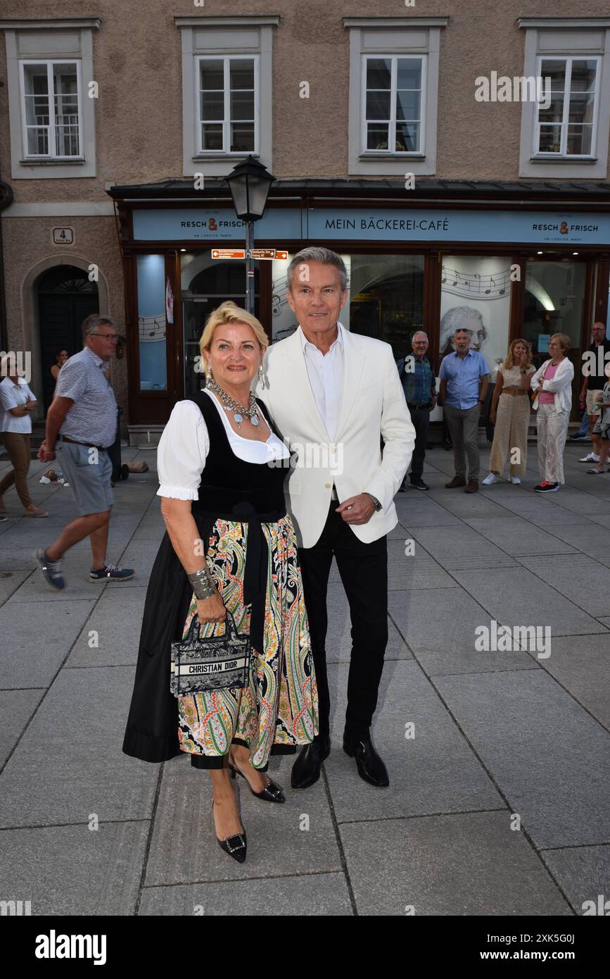 Marlies Muhr, Alfons Haider, Jedermann, 2024, Premiere, Domplatz, Besucher, Gste, Salzburg