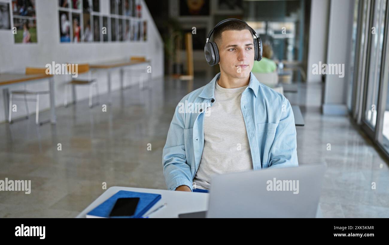 Focused young man studies hi-res stock photography and images - Alamy