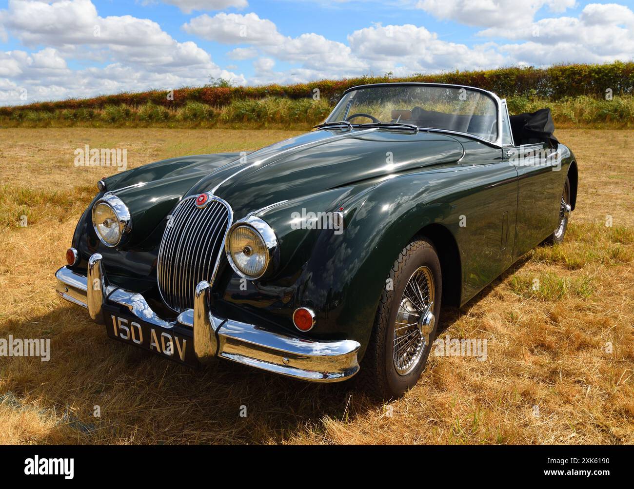 Jaguar xk150 engine hi-res stock photography and images - Alamy