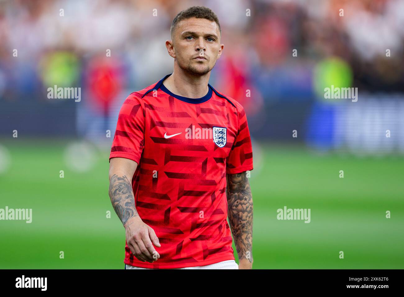 Kieran Trippier of England seen during the UEFA EURO 2024 final match ...