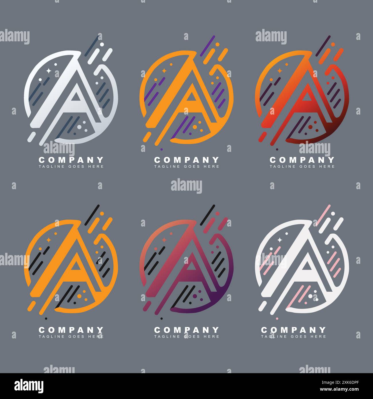 Abstract logo featuring letter Stock Vector Images - Alamy