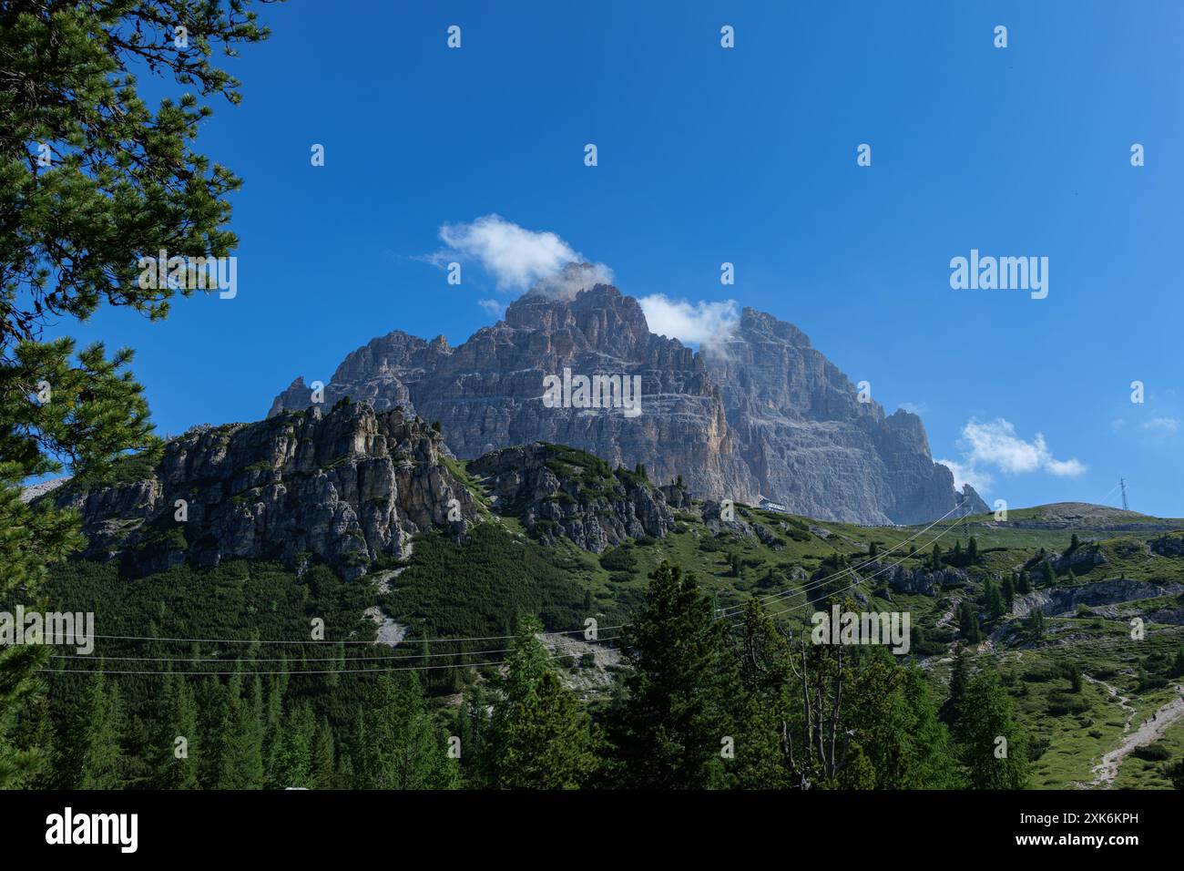 Dolomites in Italy, mountain landscape in summer Stock Photo - Alamy