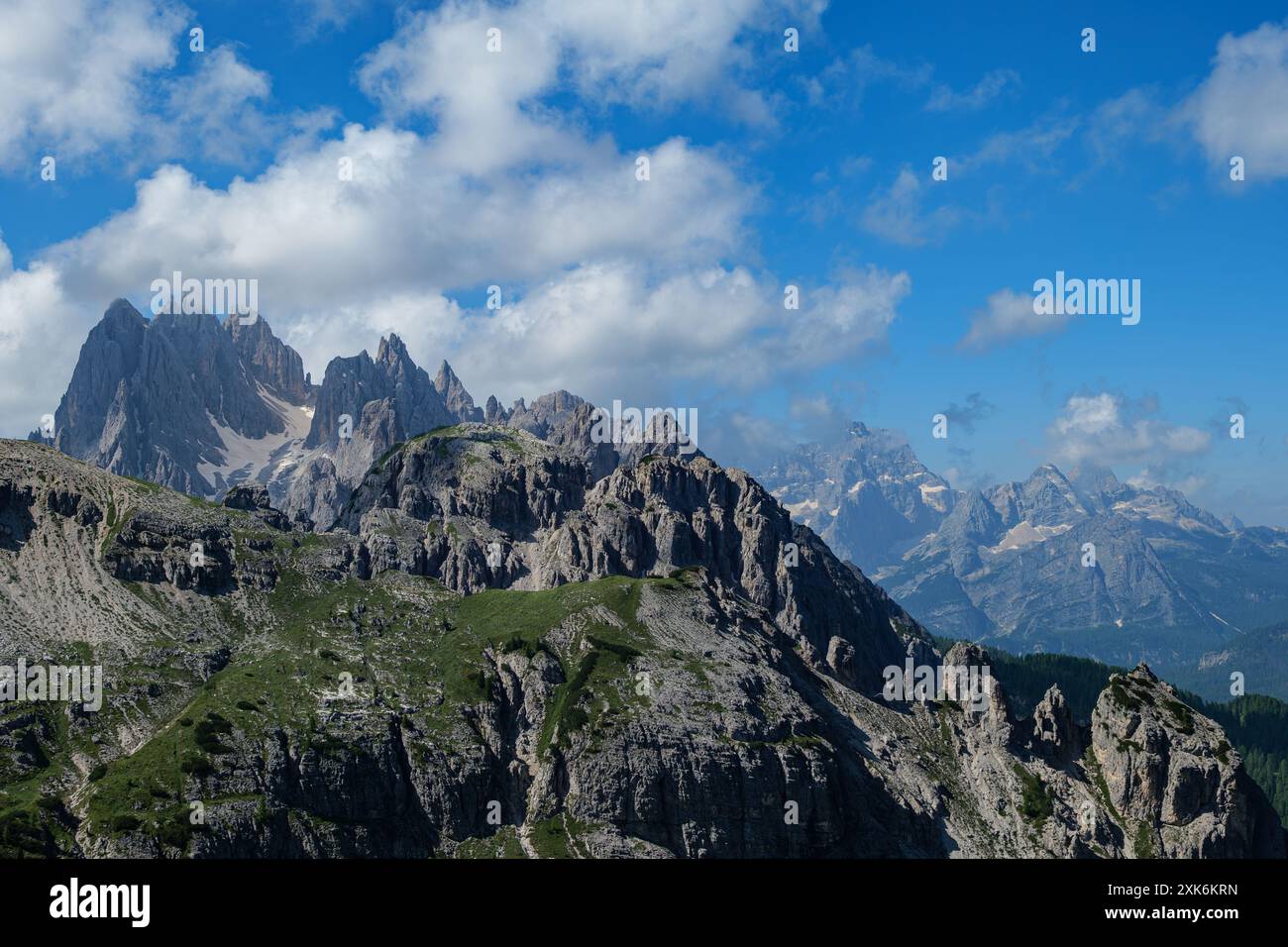 Dolomites in Italy, mountain landscape in summer Stock Photo - Alamy