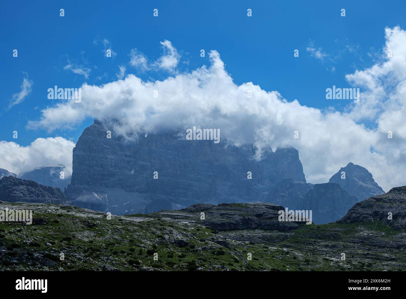 Dolomites in Italy, mountain landscape in summer Stock Photo - Alamy