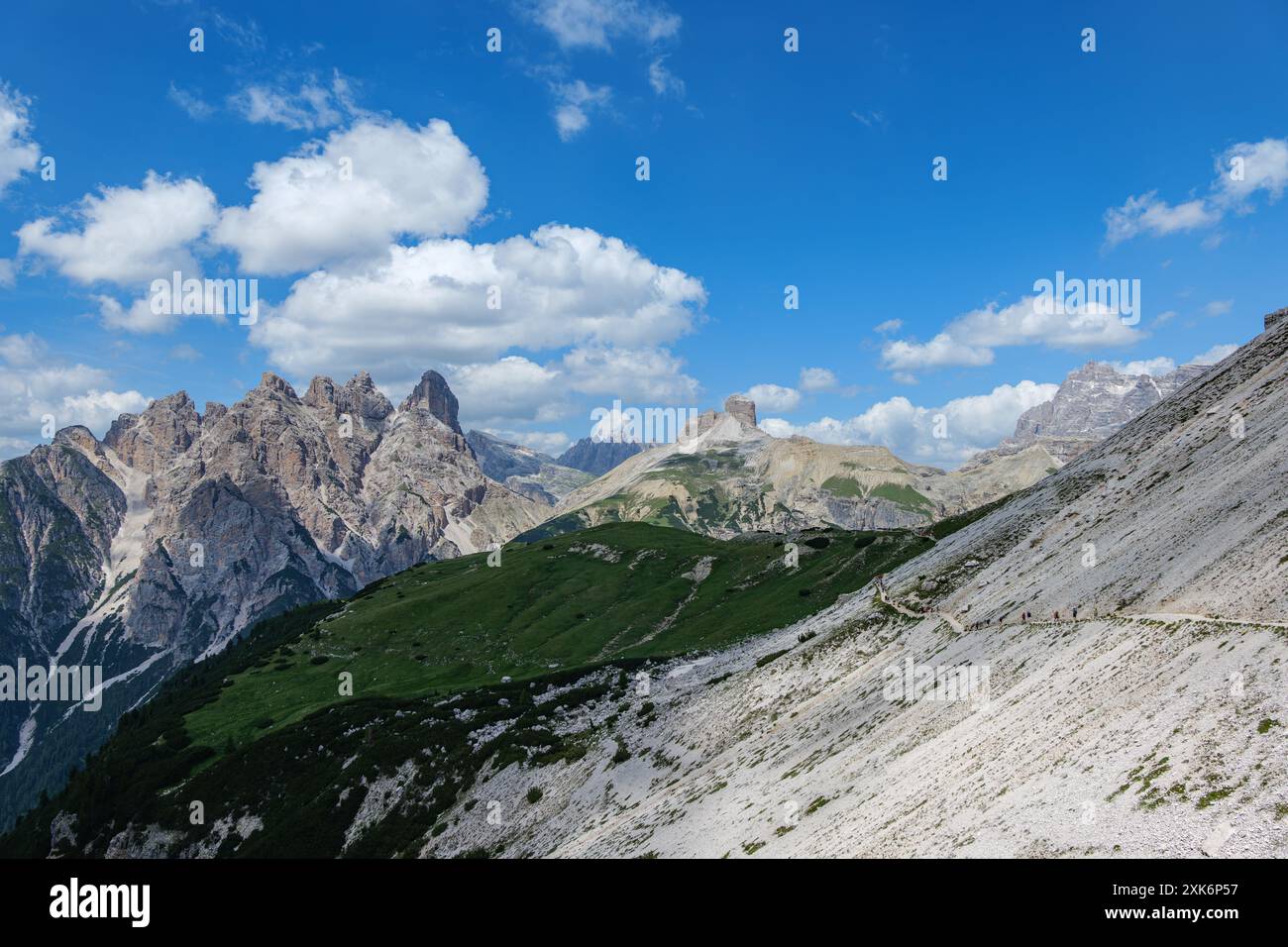 Dolomites in Italy, mountain landscape in summer Stock Photo - Alamy