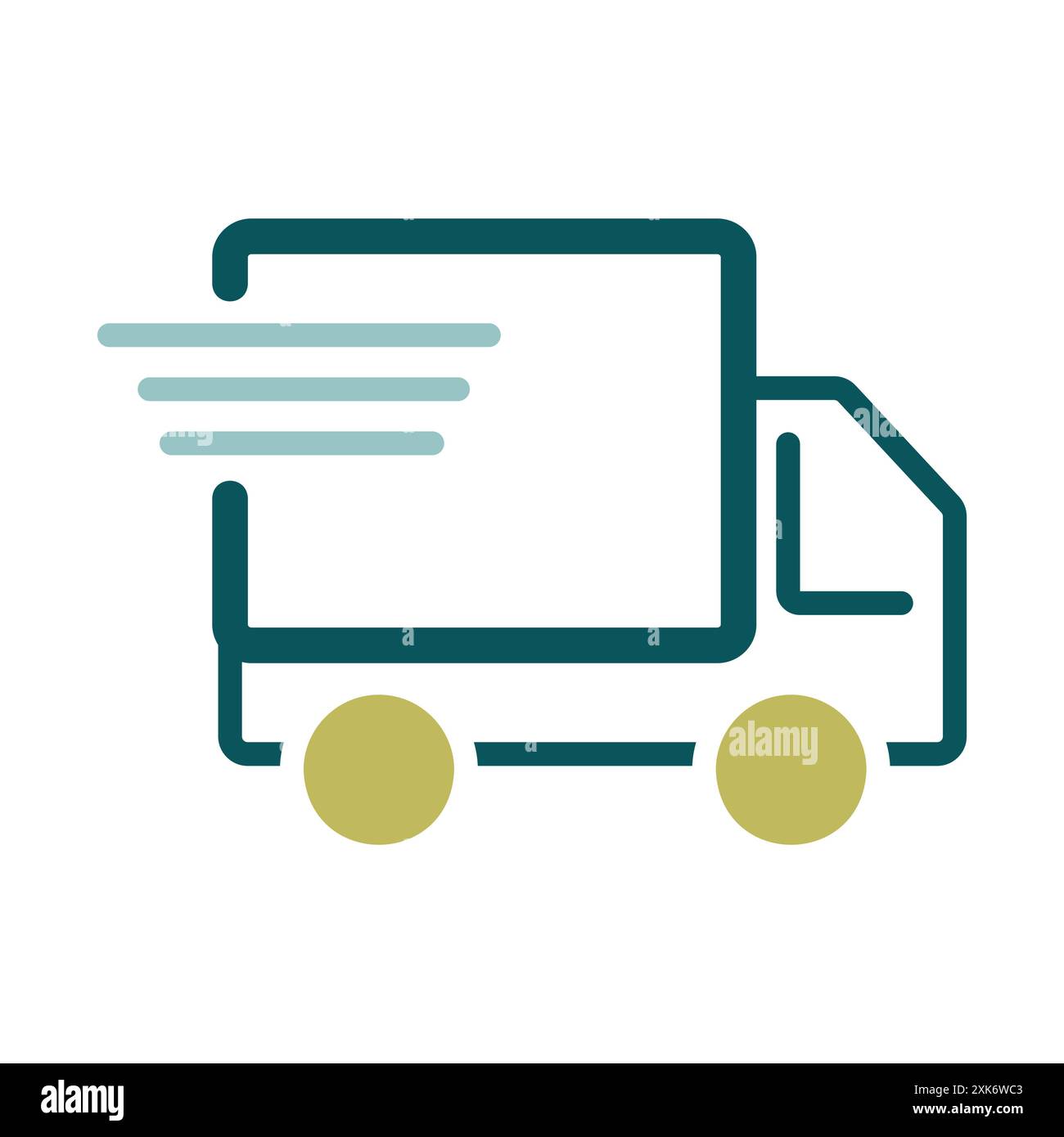 Fast shipping delivery truck vector icon. E-commerce sign. Graph symbol ...