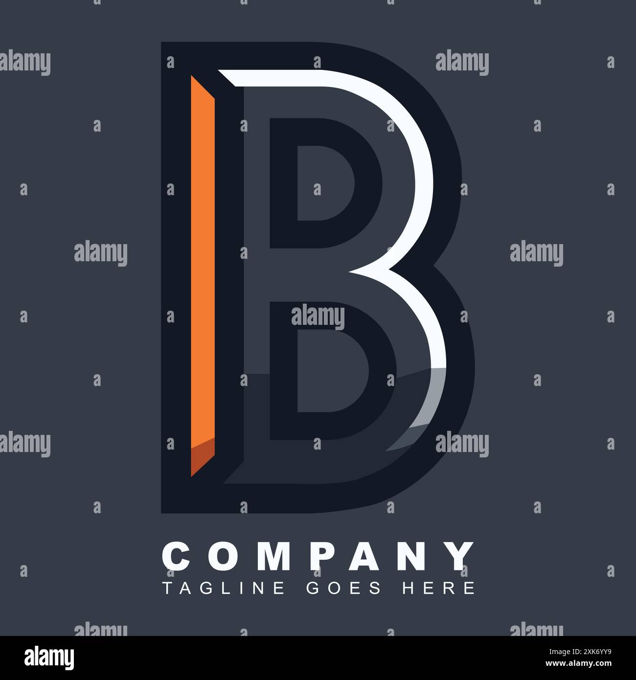 Letter B Logo vector design template Stock Vector Image & Art - Alamy