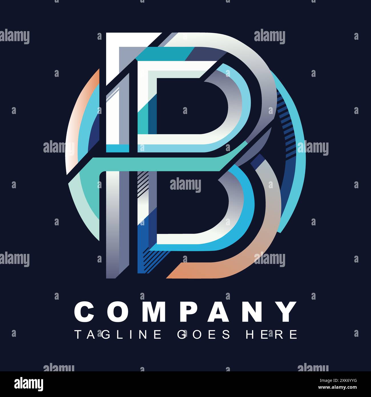 Letter B Logo vector design template Stock Vector Image Art Alamy