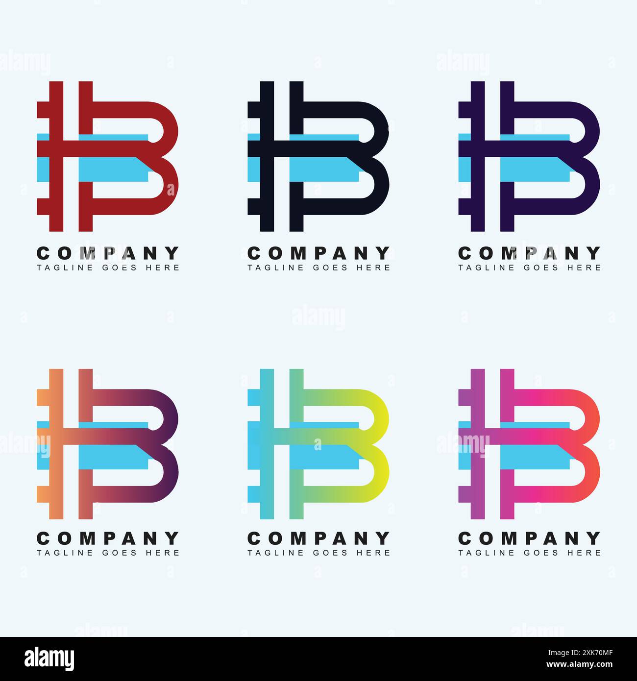 Letter B Logo vector design template Stock Vector Image & Art - Alamy