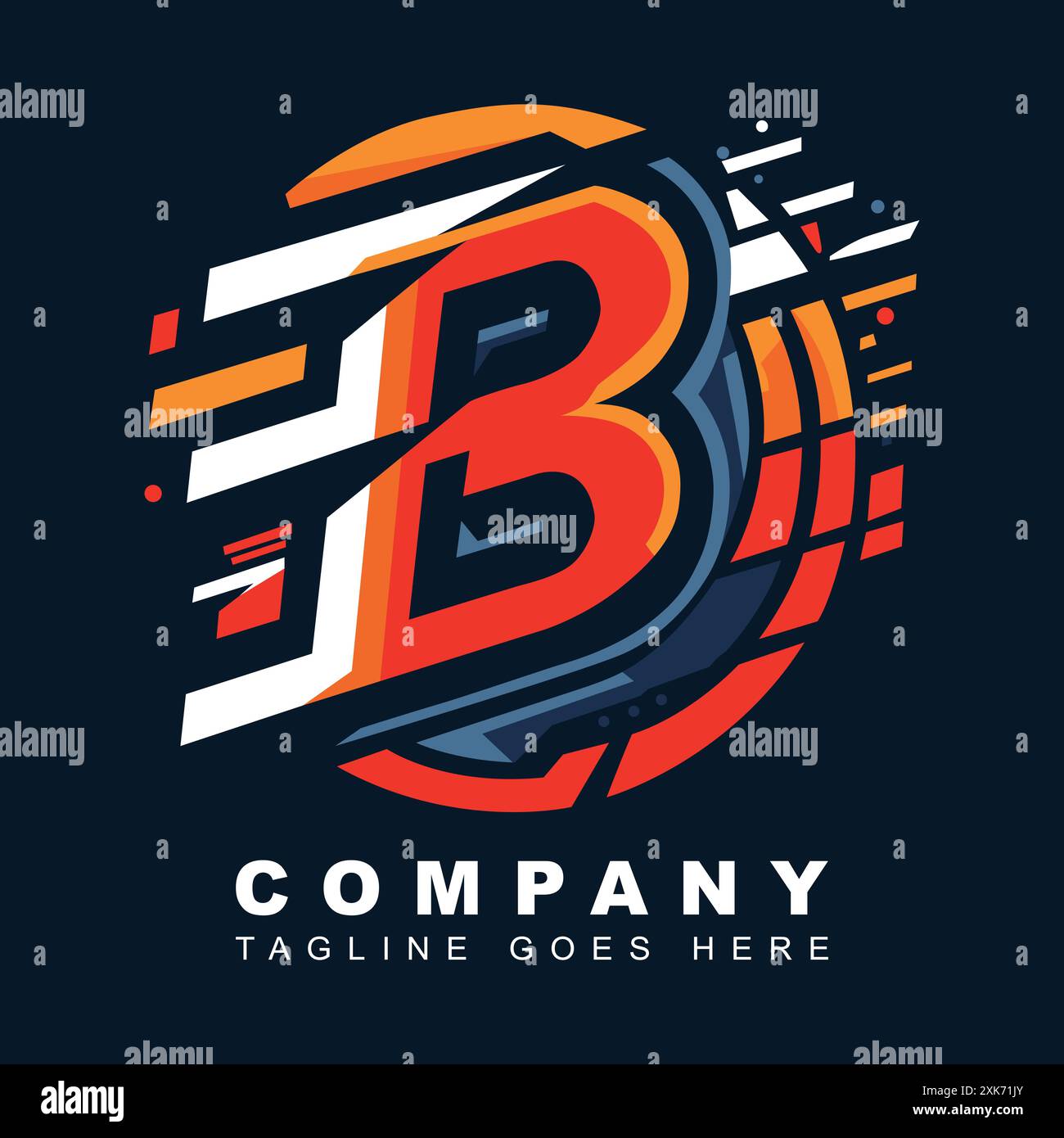 Letter B Logo vector design template Stock Vector Image & Art - Alamy