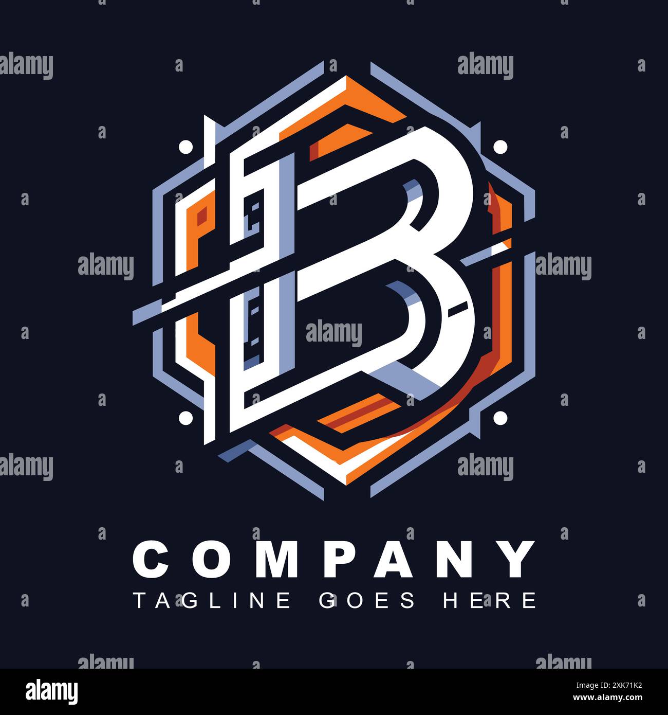 Letter B Logo vector design template Stock Vector Image & Art - Alamy
