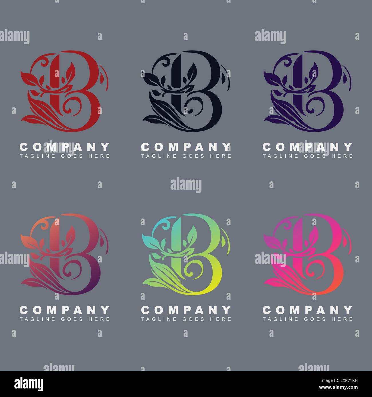 Letter B Logo vector design template Stock Vector Image & Art - Alamy