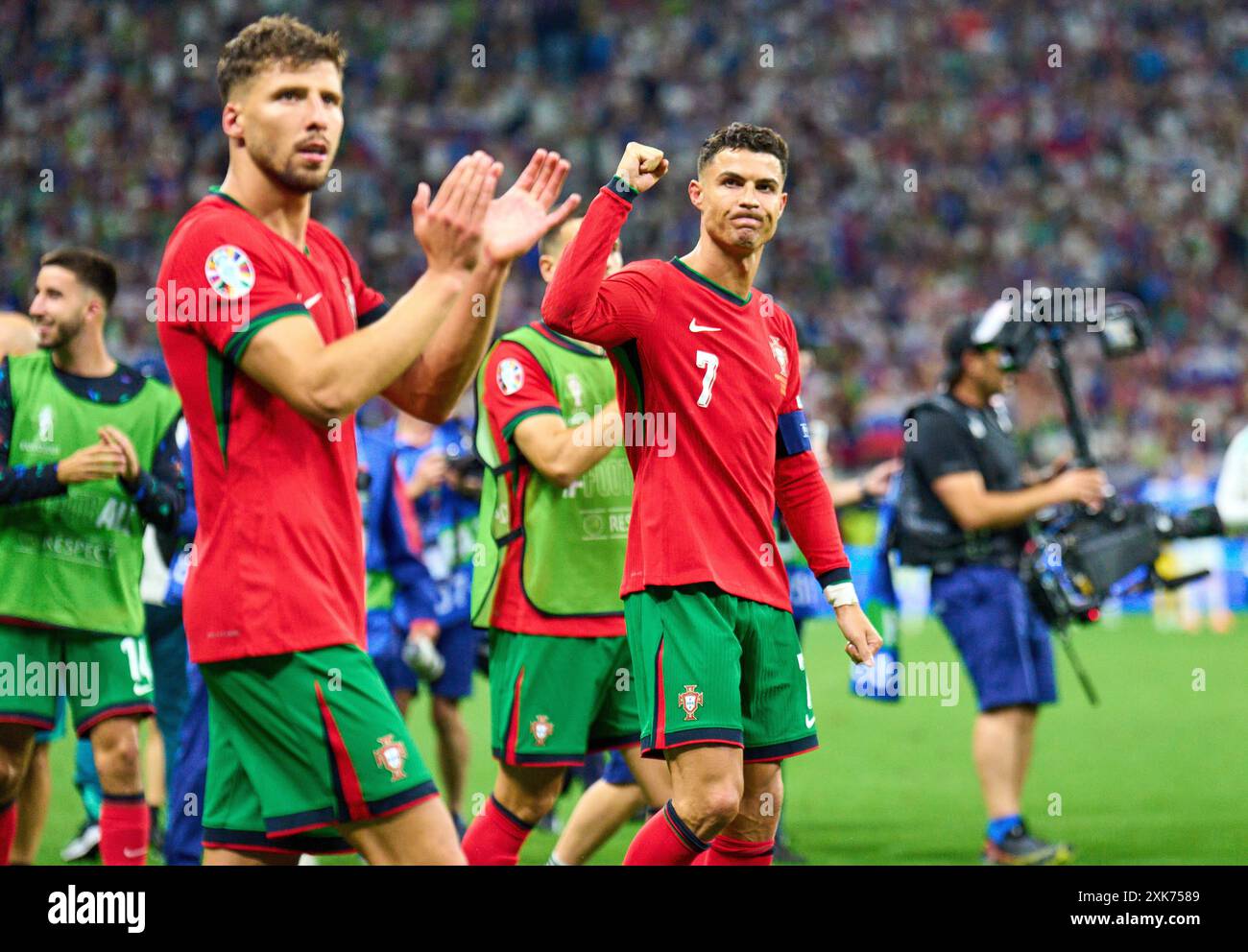 Ronaldo portugal 2024 celebrating hi-res stock photography and images