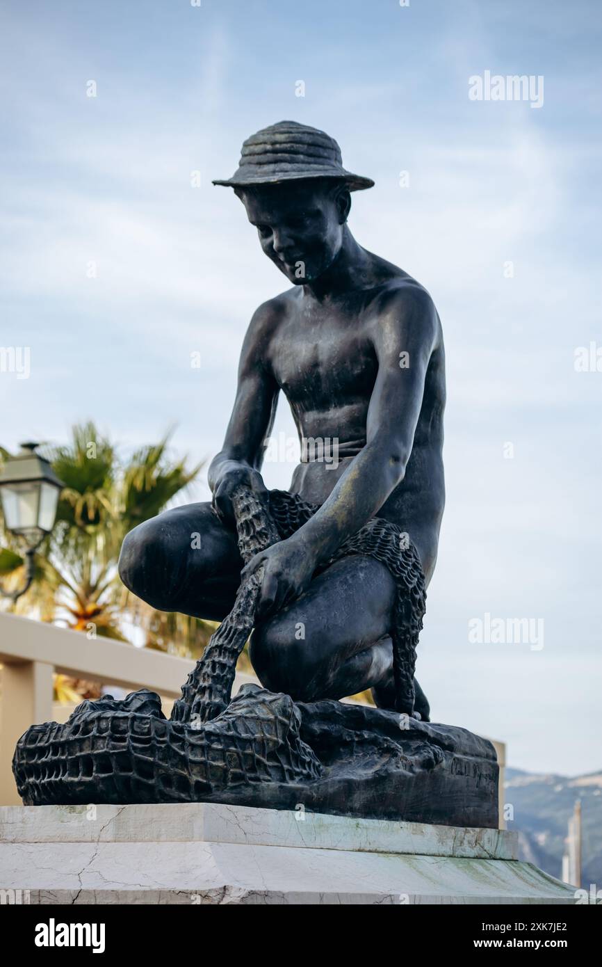 Saint Jean Cap Ferrat, France - May 19, 2024: Sculpture 