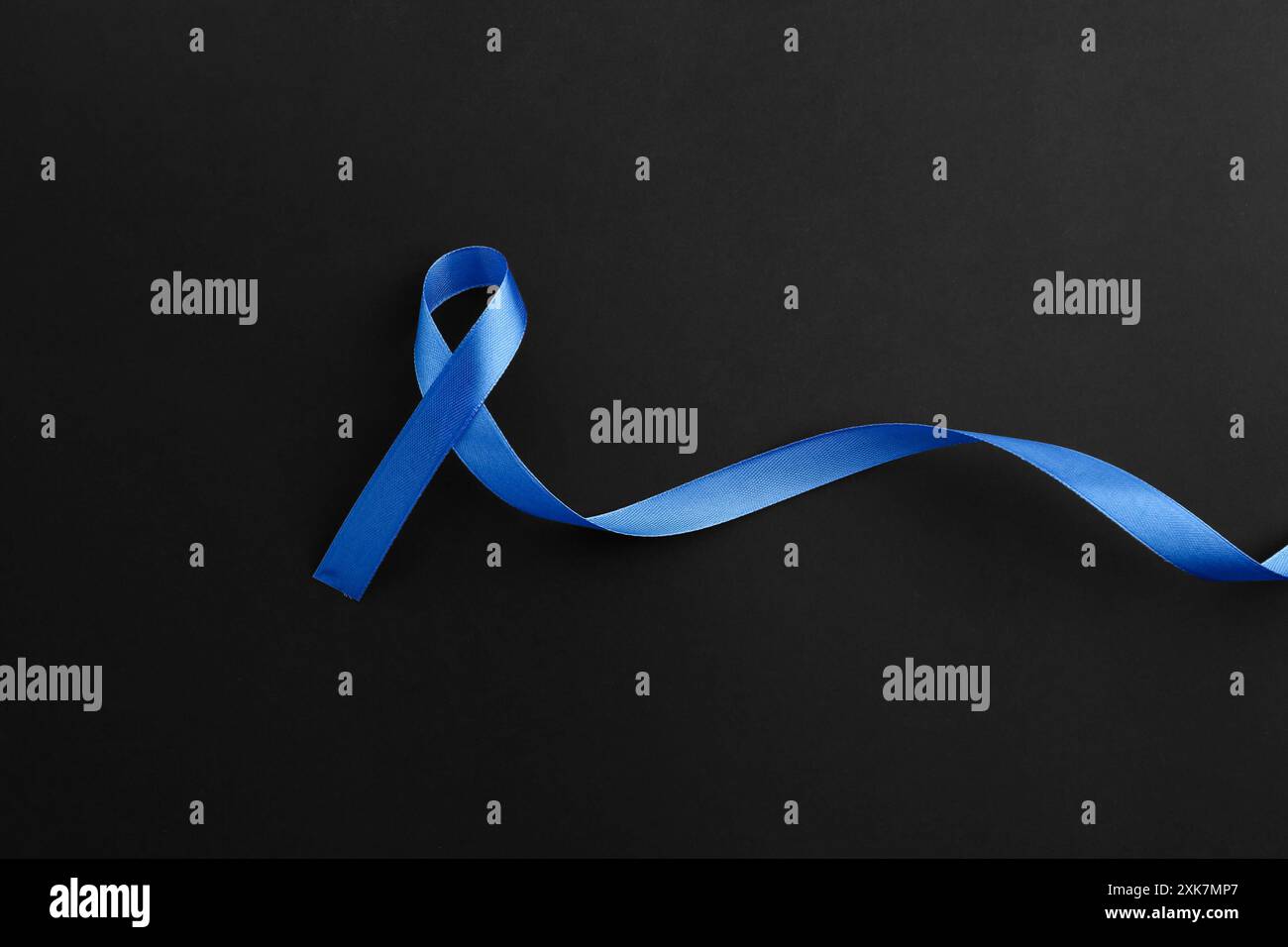 Blue awareness ribbon black hi-res stock photography and images - Alamy
