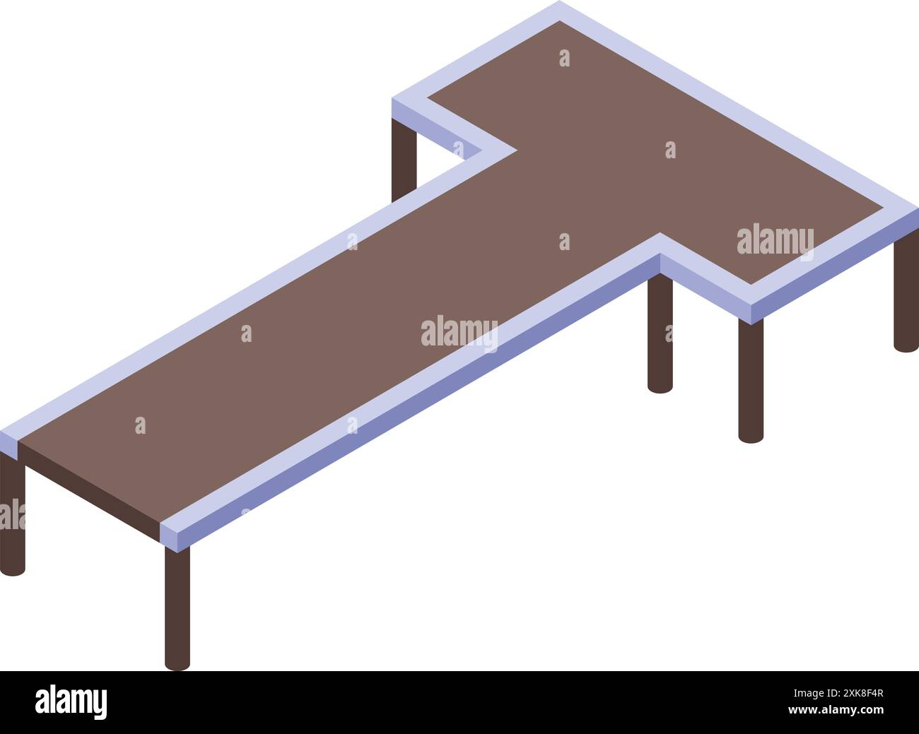 Isometric Wooden Pier Standing In Water For Boat Moorage Harbor isometric-wooden-pier-standing-in-water-for-boat-moorage-harbor