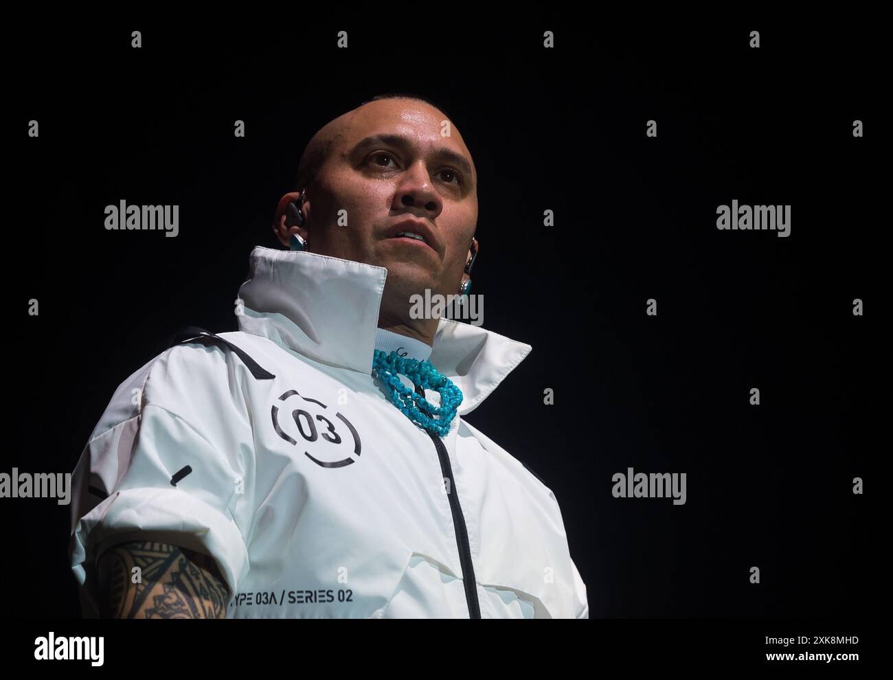 Taboo, member from the US rap, R&B and soul band 'The Black Eyed Peas ...