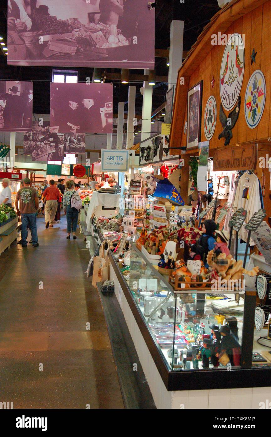 The Central Market in Lancaster, Pennsylvania sells food and Amish