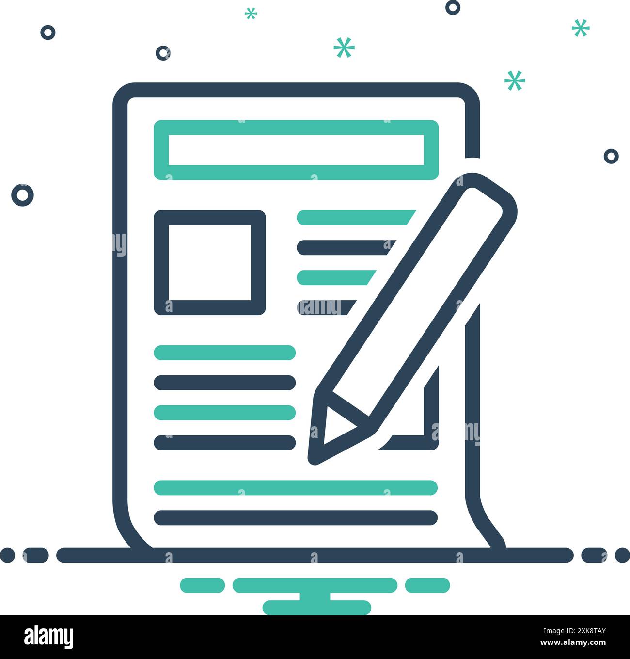 Publishing an article Stock Vector Images - Alamy