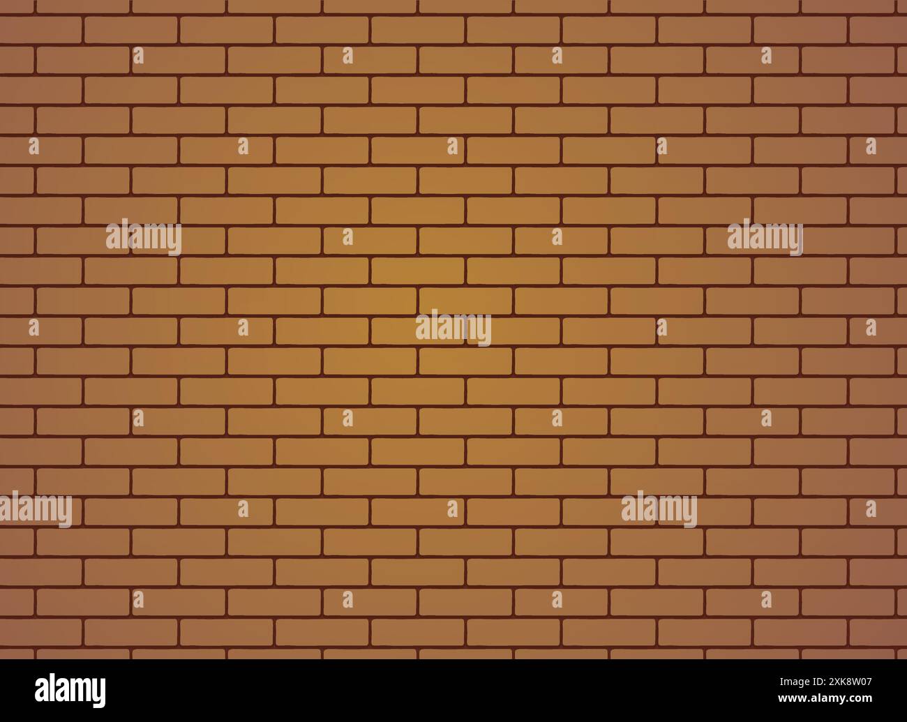 Abstract brown brick wall background. Brick wall texture as abstract background. Stock Vector