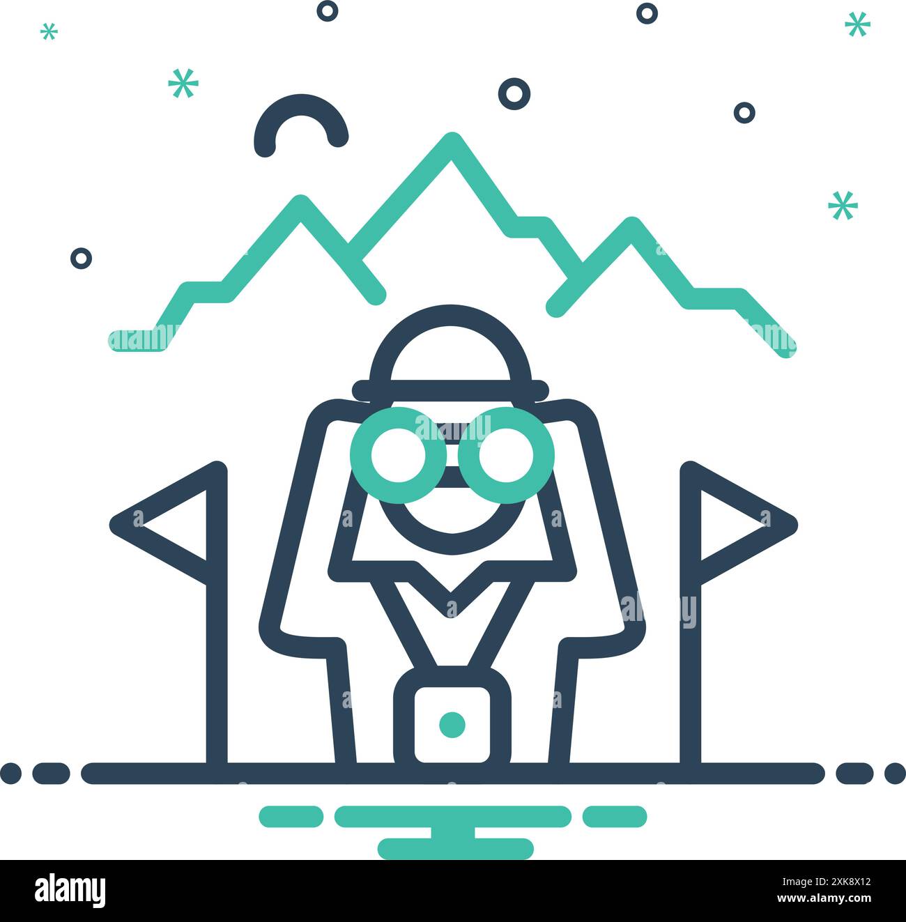 Icon for guided,escort Stock Vector Image & Art - Alamy