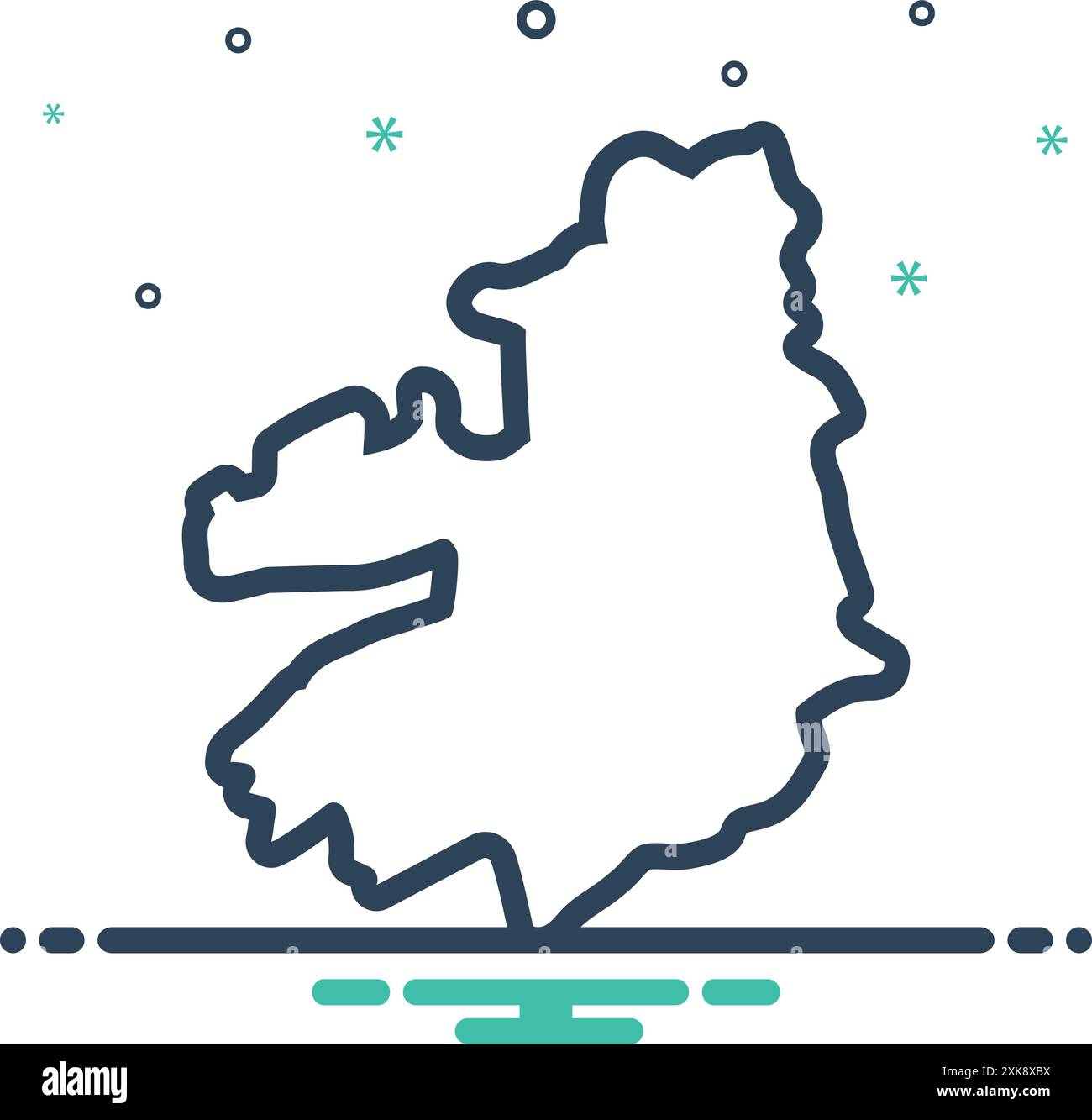 Map of kerry hi-res stock photography and images - Alamy