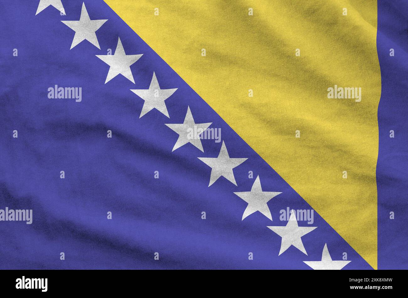 Bosnia herzegovina flag close hi-res stock photography and images - Alamy