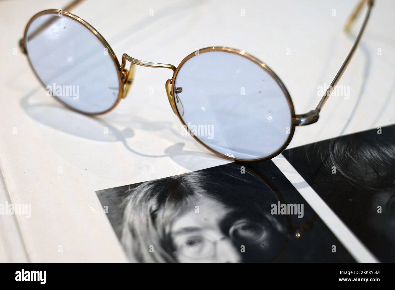 Blue tinted john lennon glasses sales